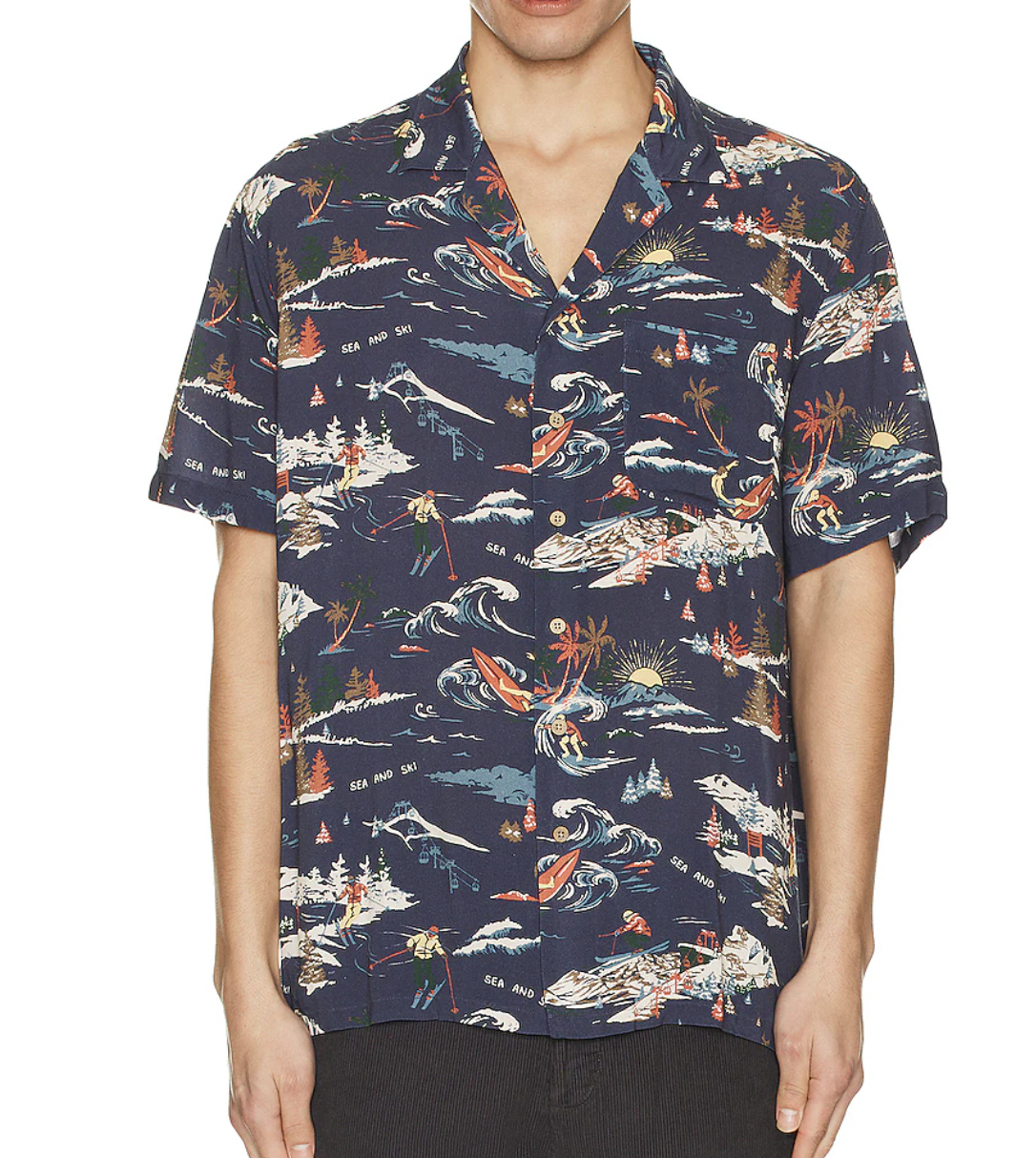 Rayon Camp Shirt - Medium