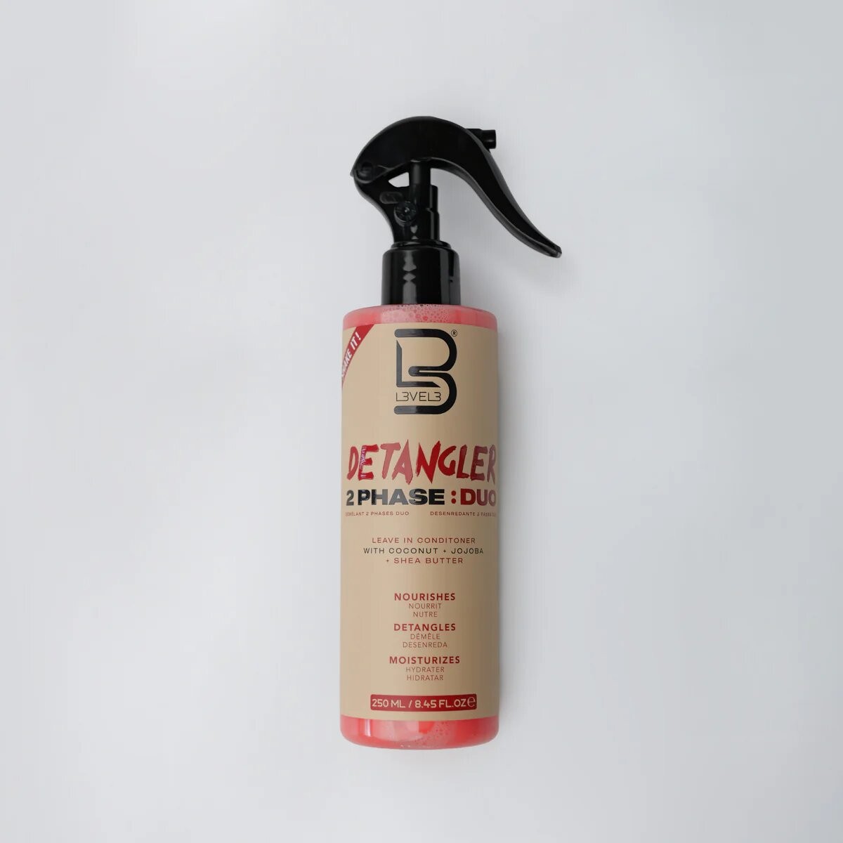 L3VEL3 Detangler 2 Phase Duo 8.45 FL. OZ. / 250 ML