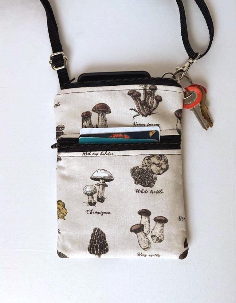 Small Crossbody Bag – Types of Mushrooms, photo 2 of 7