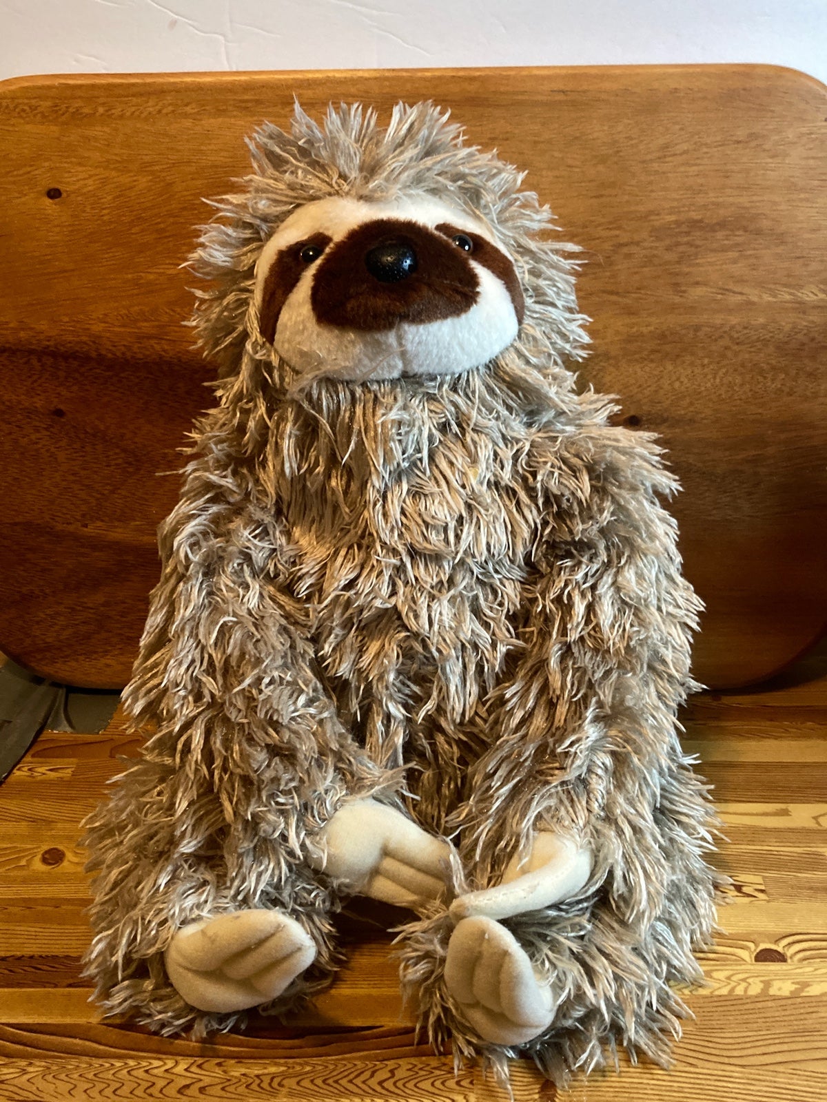 Wild Republic SLOTH Long Haired Furry Stuffed Animal Plush 17"
