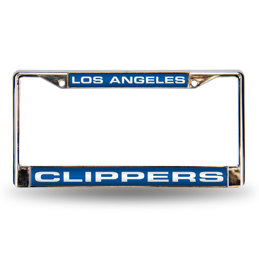 Los Angeles Clippers Blue Laser Chrome License Plate Frame