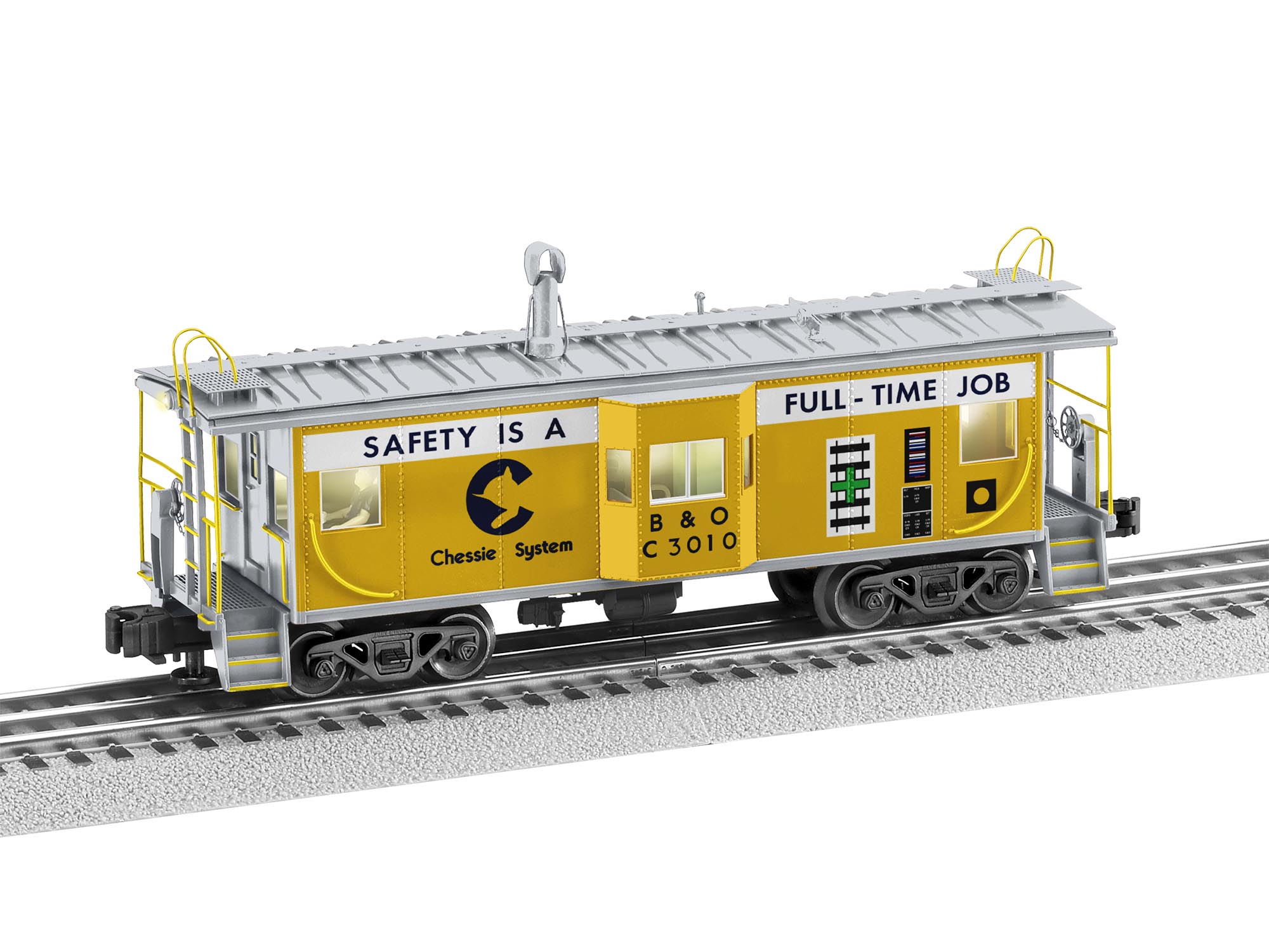 Lionel 2126240 Chessie System Bay Window O Scale Caboose #C-3010