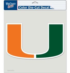 Miami Hurricanes Perfect Cut Decal 8x8"