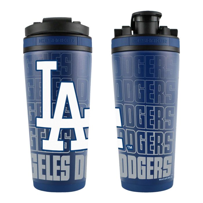 Los Angeles Dodgers 4D Stainless Steel Ice Shaker 26oz