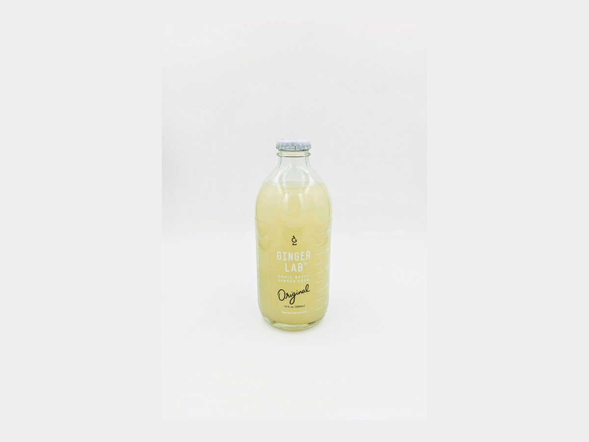 Bottle of Ginger Lab original ginger drink