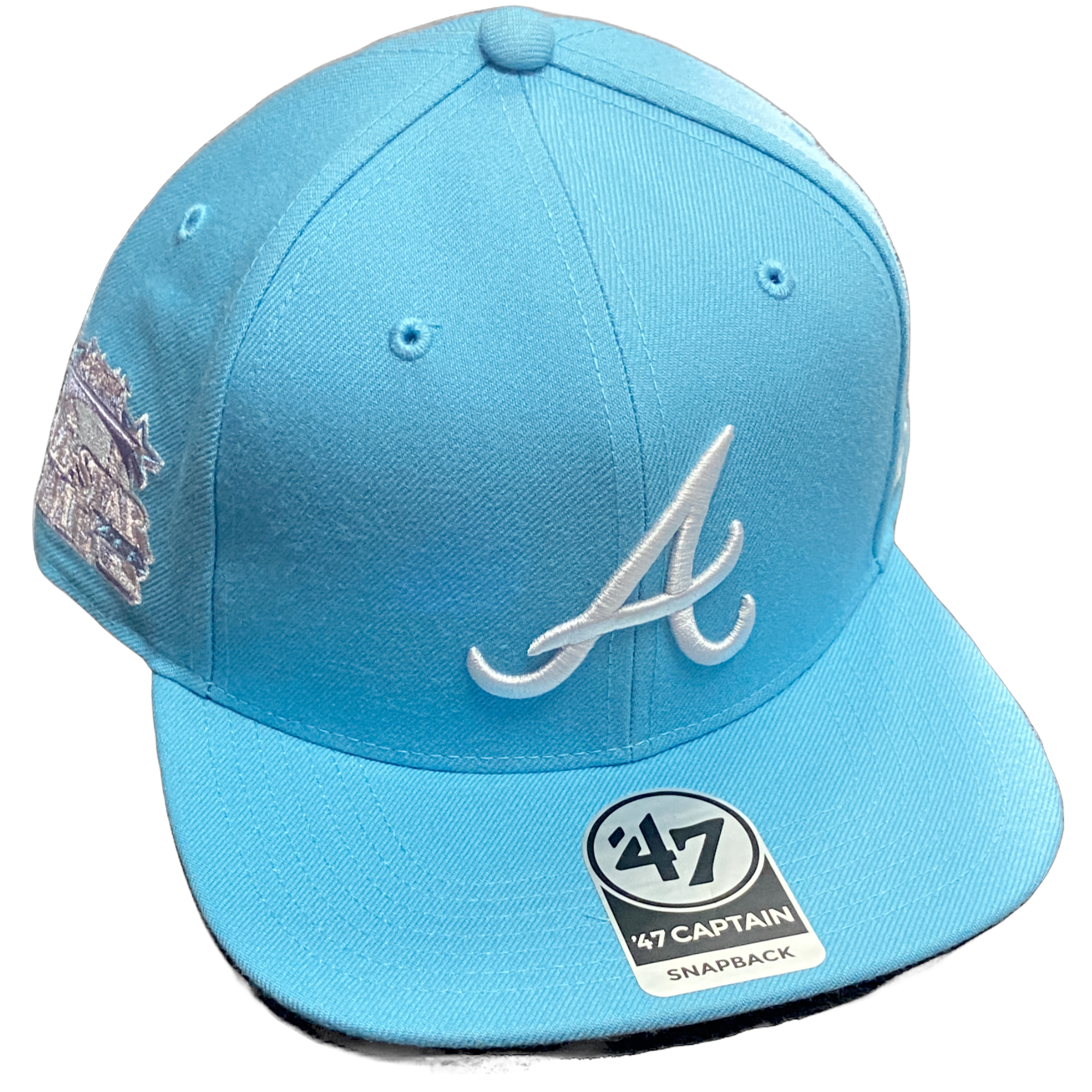 Atlanta Braves Powder Blue '47Brand with All Star Patch Snapback Hat