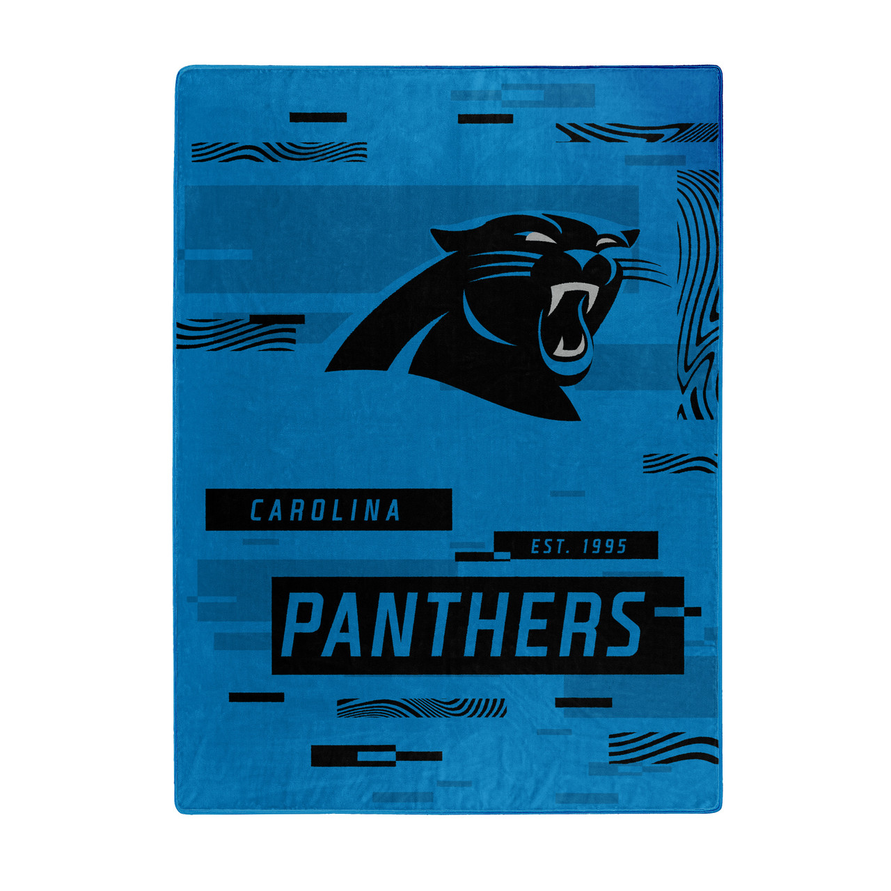 Carolina Panthers Digital Design Raschel Blanket 60x80"