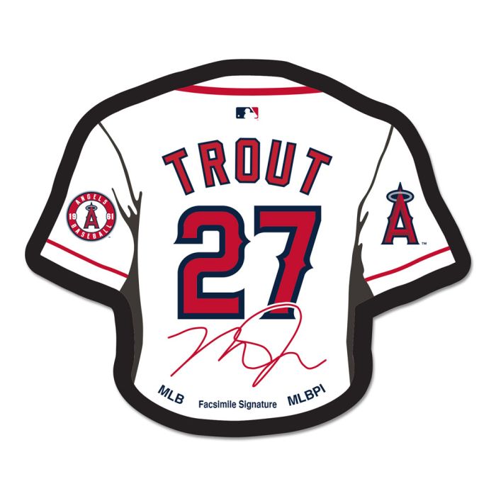 Los Angeles Angels Mike Trout Signature Collectors Jersey Pin