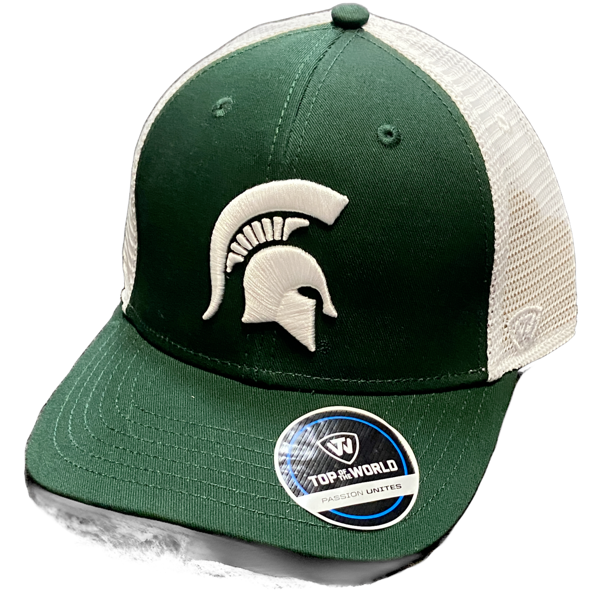 Michigan State Spartans Top of the World Trucker Snapback Hat
