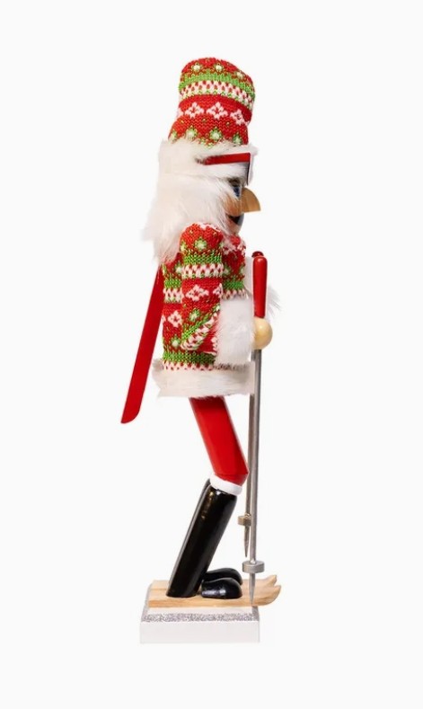 Ski Santa Nutcracker