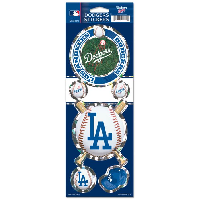Los Angeles Dodgers Prismatic Decals