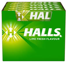 Halls Cough Drops Lime 20 Count