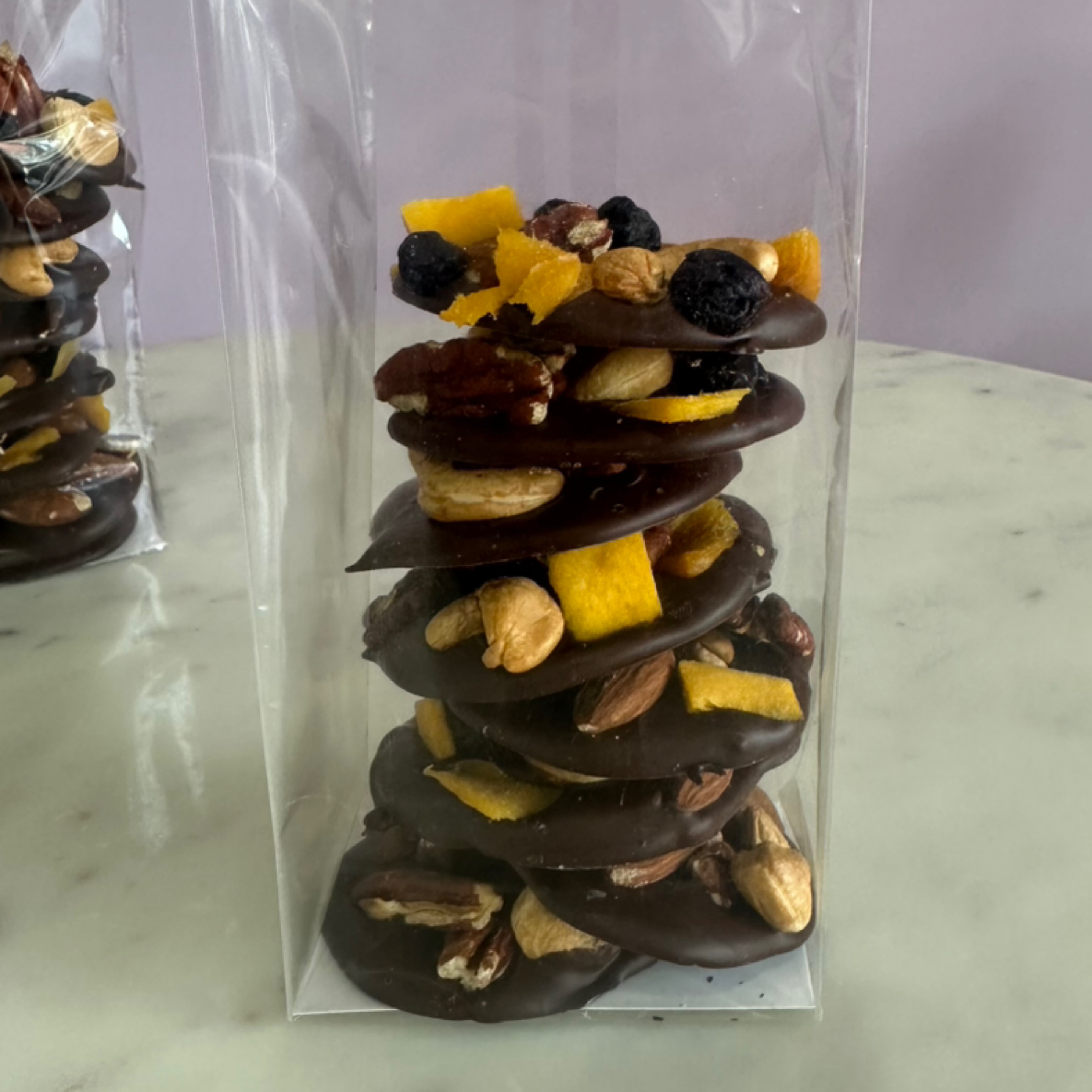 Nutty Chocolate Clusters