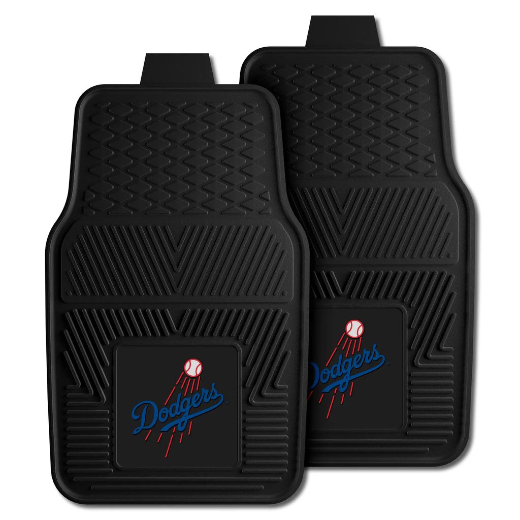 Los Angeles Dodgers Heavy Duty 2-Piece Vinyl Car Mats