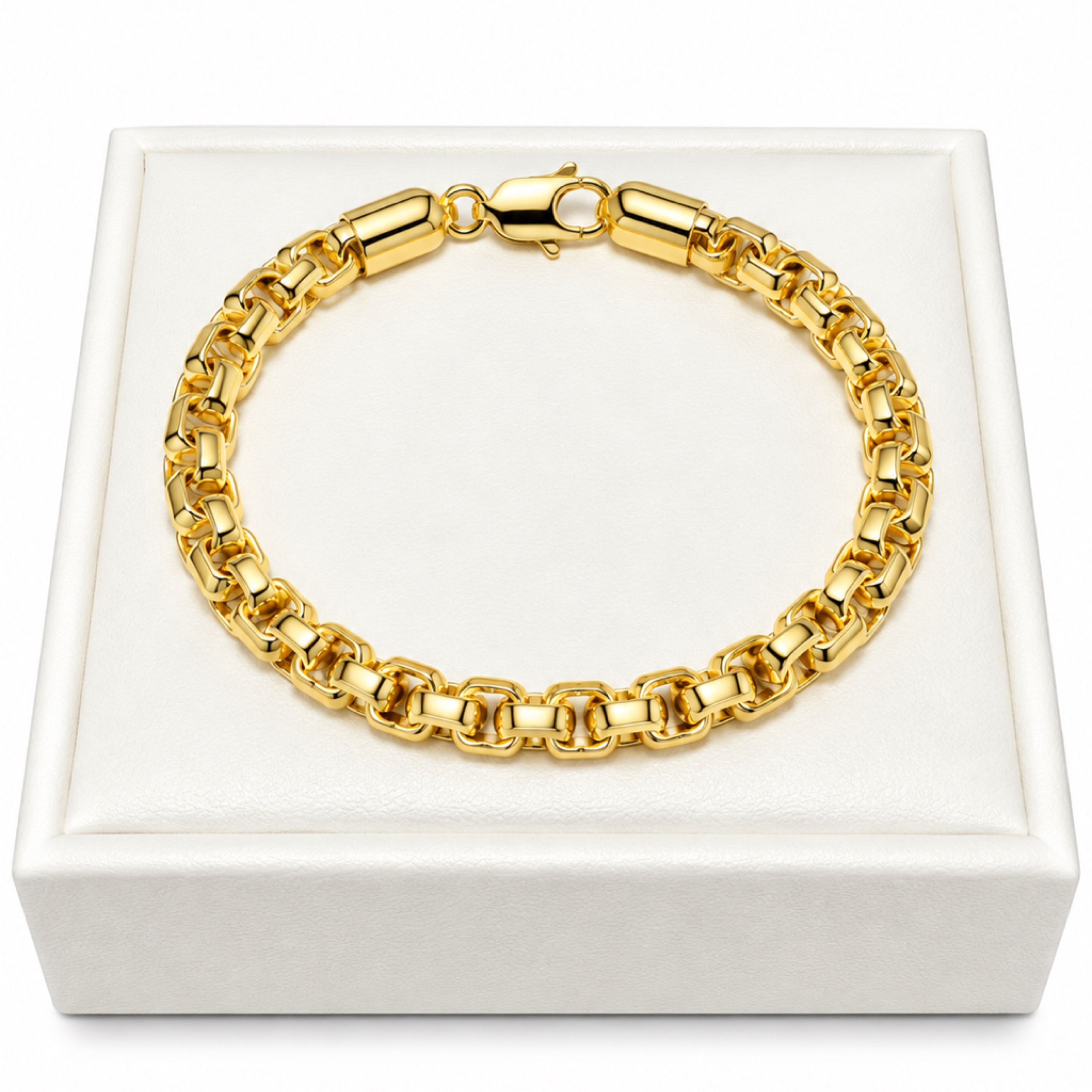 Barrel Gold Bracelet 