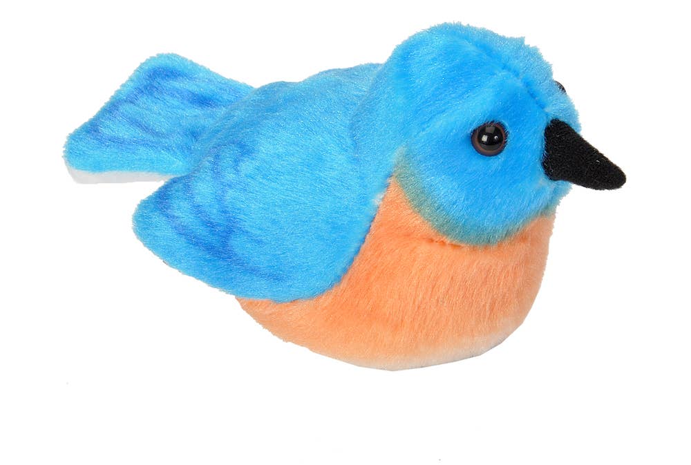 Bluebird Stuffed Animal W Sound 5.5