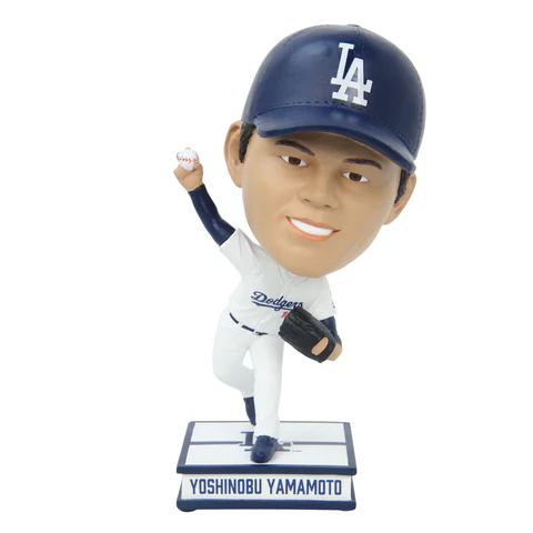 Los Angeles Dodgers Yoshinobu Yamamoto Home Jersey 9.5" Bobblehead