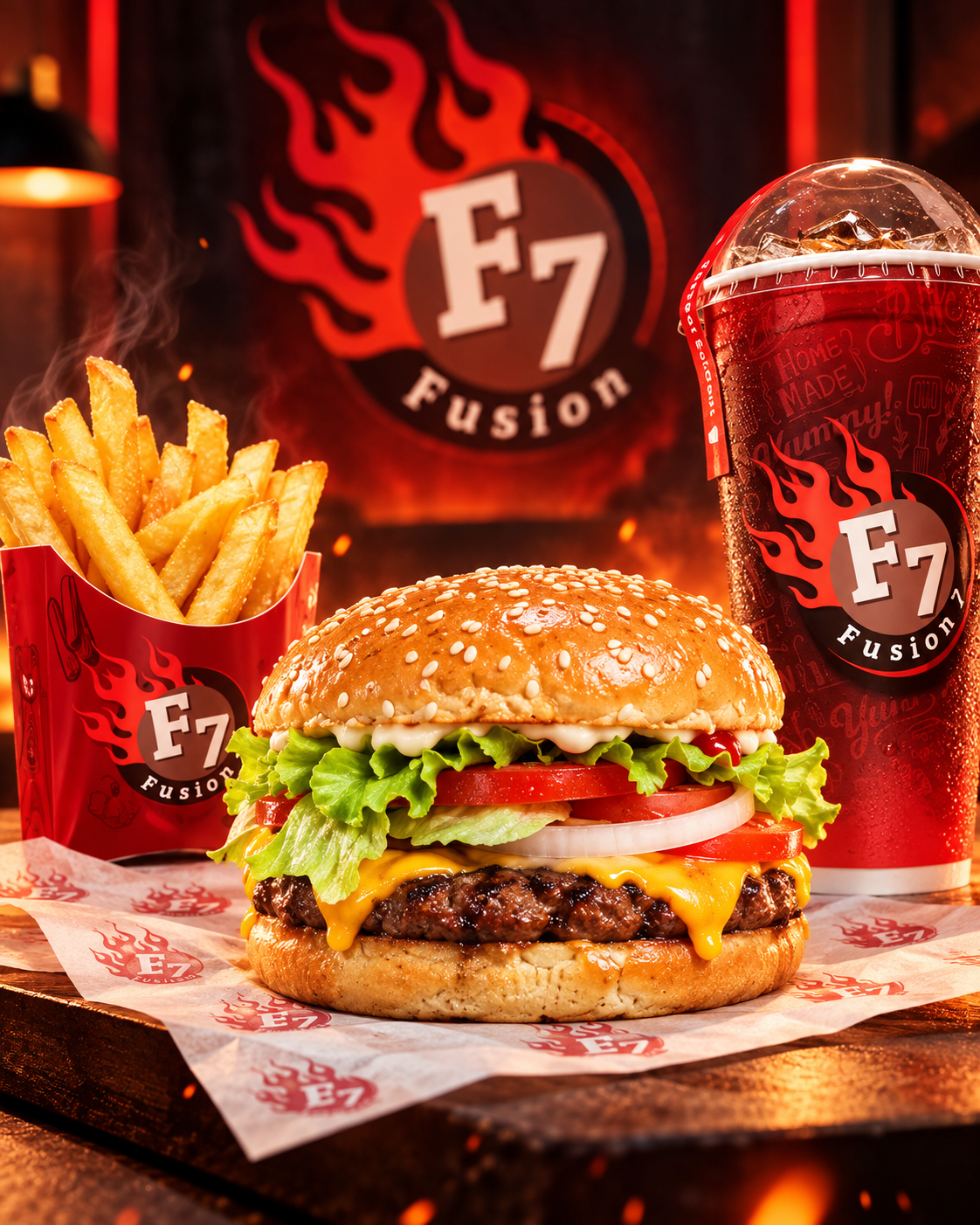 F7 BURGER (COMBO)
