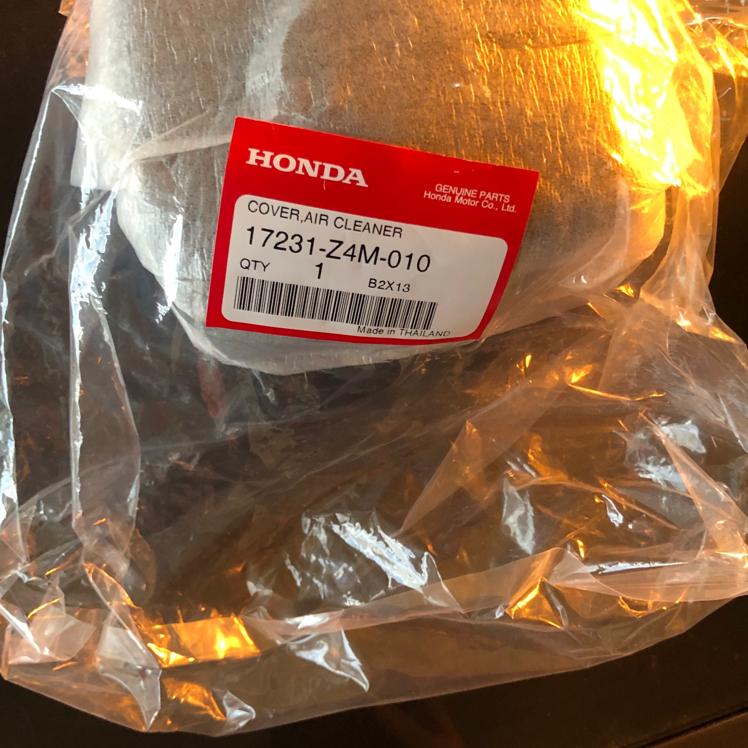 Cover, Air Filter