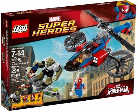 76016 Spider-Helicopter Rescue