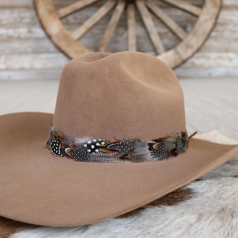 Willow - Western Feather Hat Band - Spotted Eagle