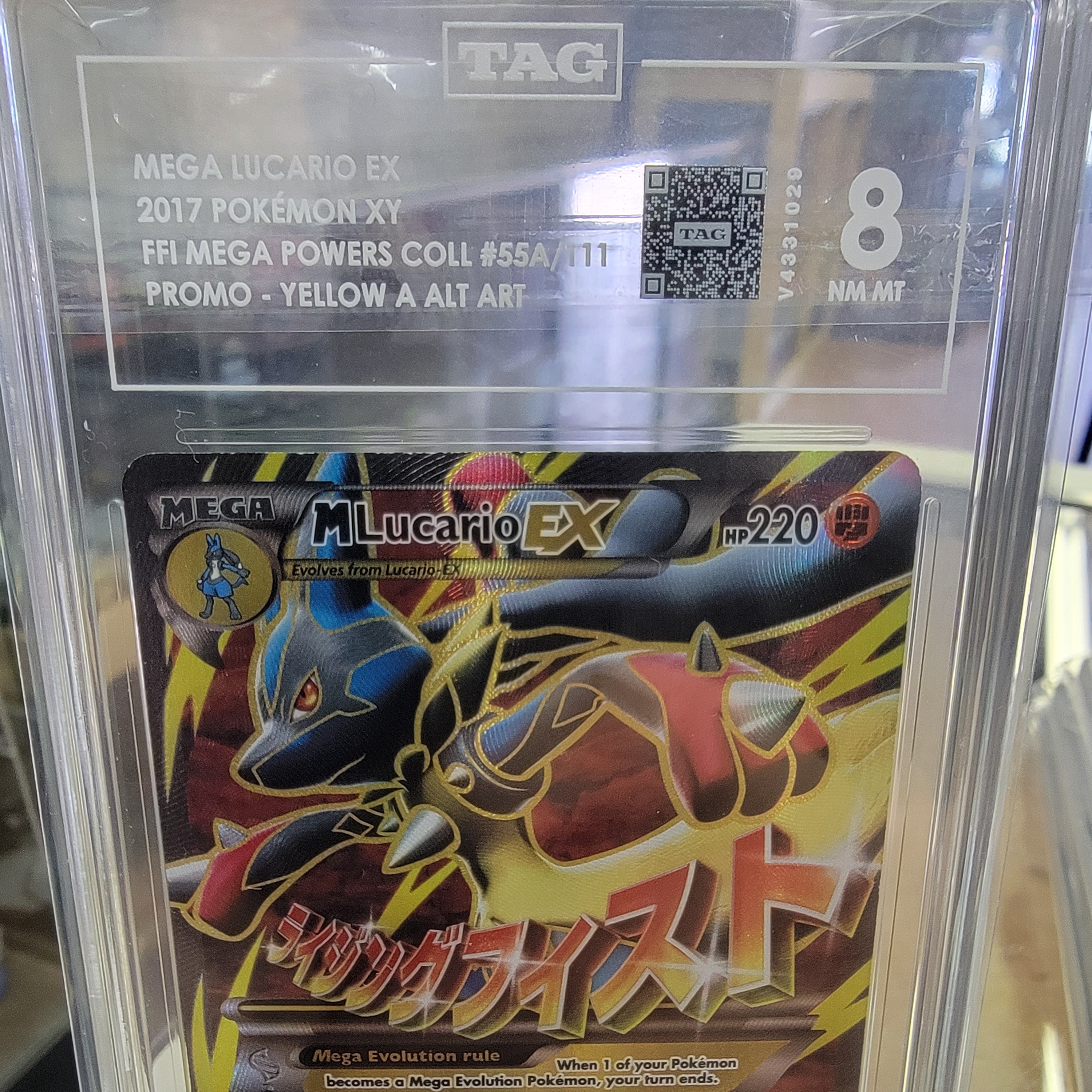 Tag 8 Mega Lucario XY Promo Graded Card