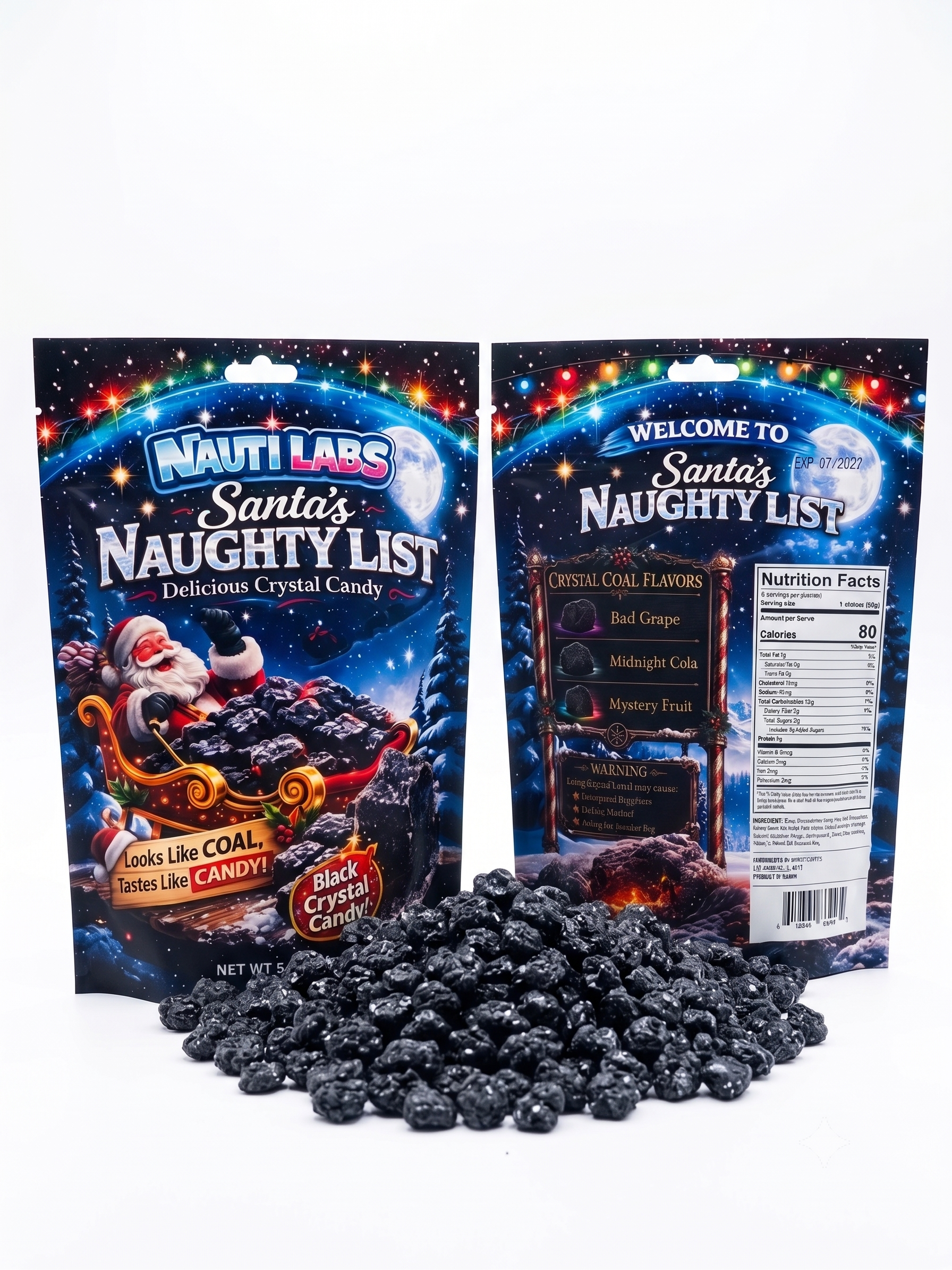 Nauti Labs Santas Naughty List Crystal Candy Candy 5 oz 6 pack