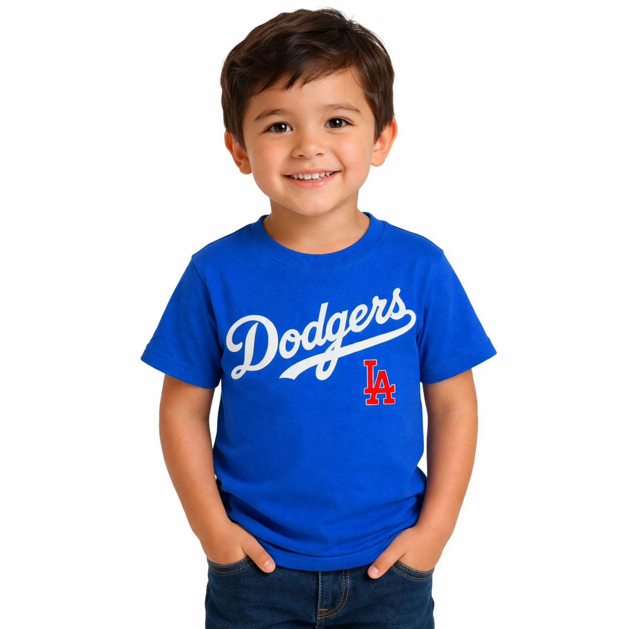 Los Angeles Dodgers Preschool Royal Blue Wordmark Shirt