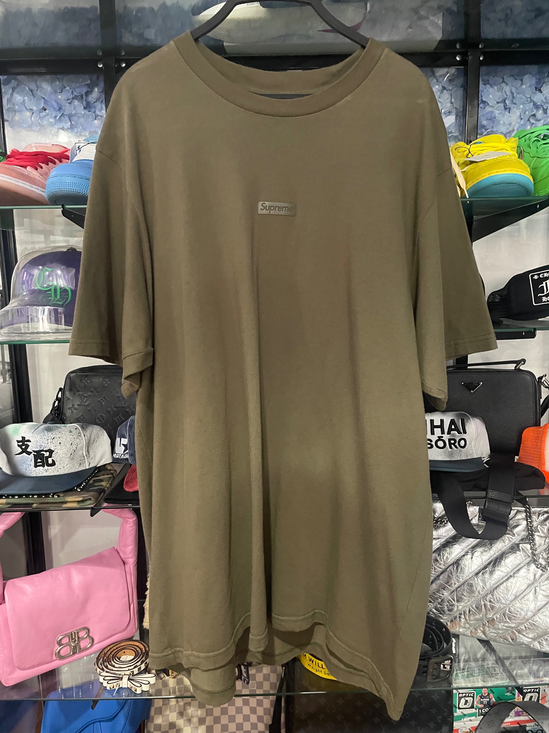 Supreme T-shirt green size XL (used)