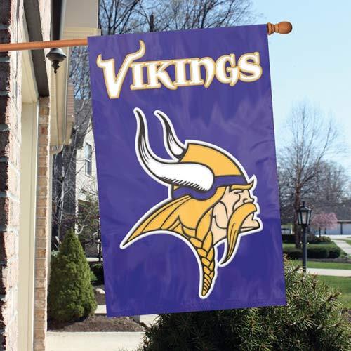 Minnesota Vikings Embroidered 2-Sided Banner 28x44"