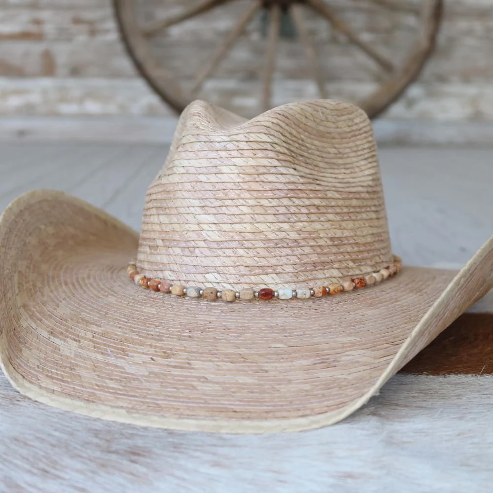 Willow - Chunky Brown Jasper Stone Hat Band - Levi