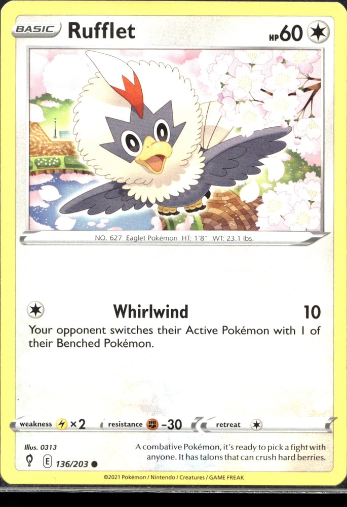 Rufflet - SWSH7 136/203