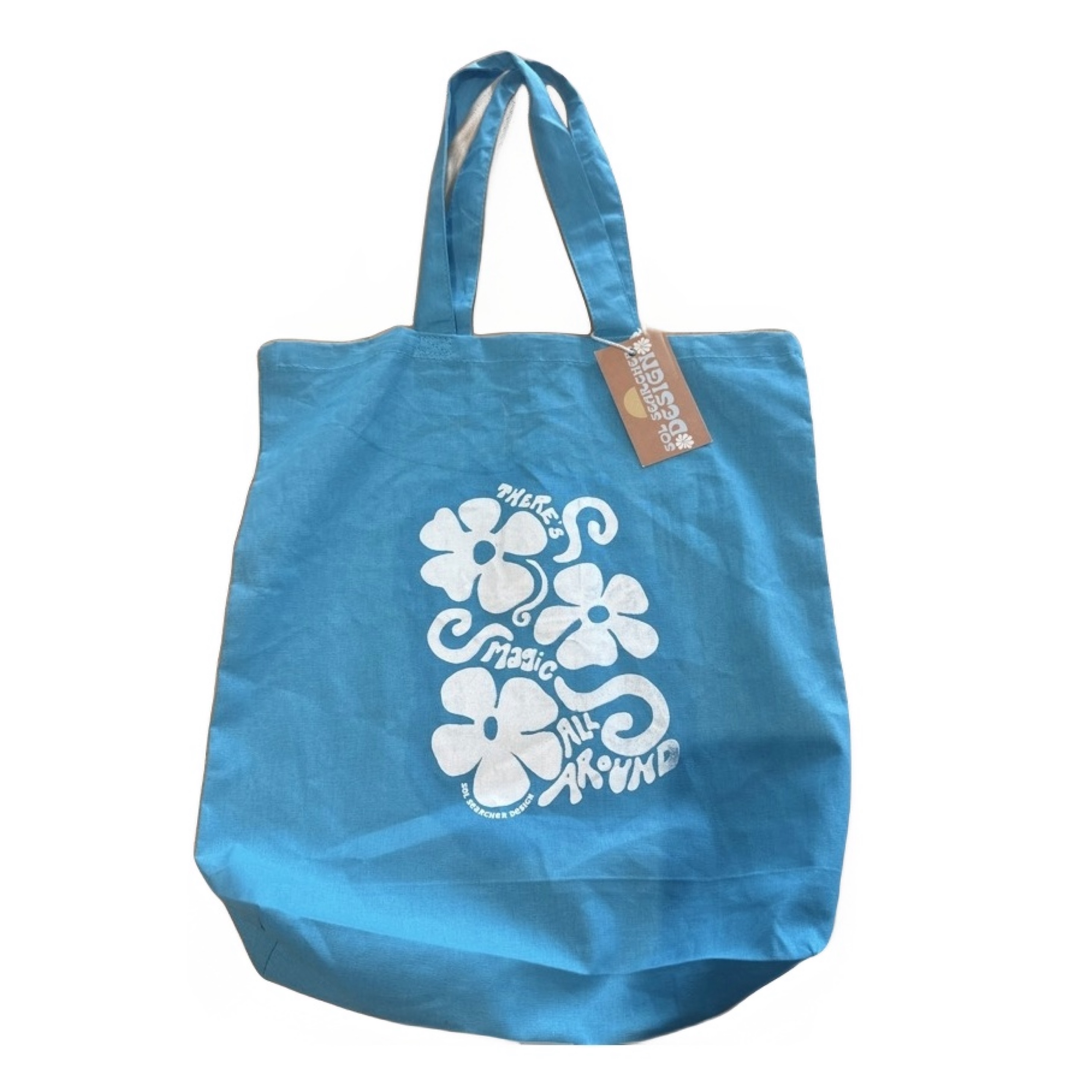 Tara's Thrifty Threads Blue Tote Bag - There's Magic All Around