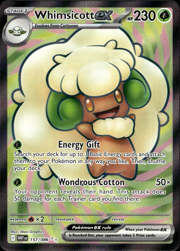 Whimsicott ex - SV10.5W 157/86