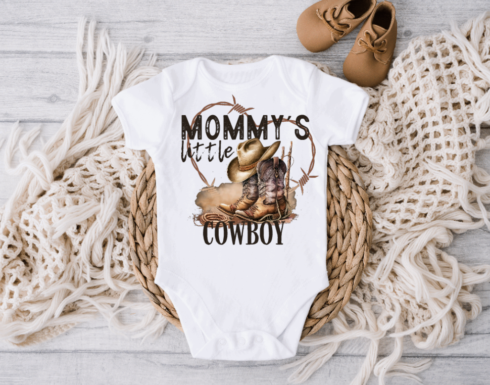 Mama's Little Cowboy Onesie