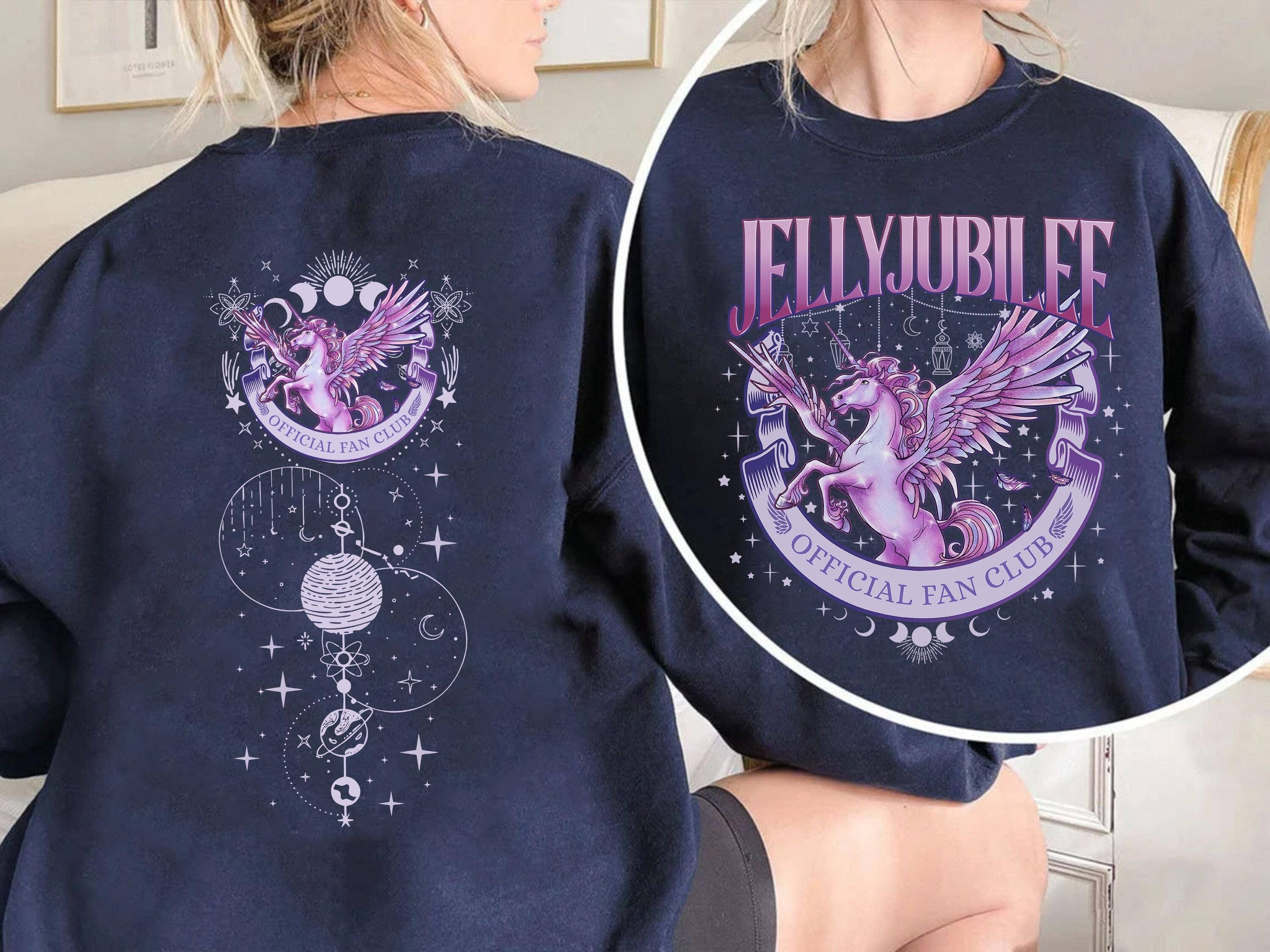M Jelly Jubilee Crescent City Fan Club 2-Sided Sweatshirt / Black, M